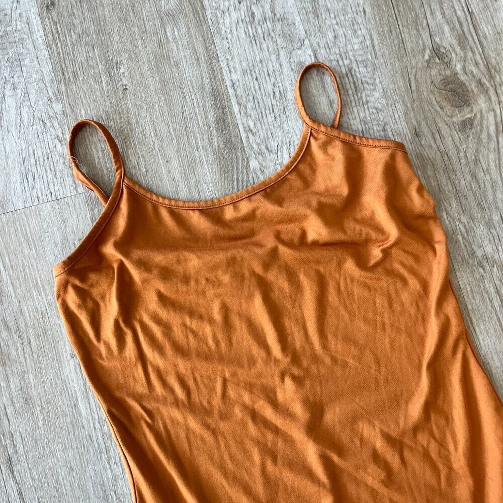 Womens Fashion Nova Orange Jumpsuit - L - Picture 2 of 7